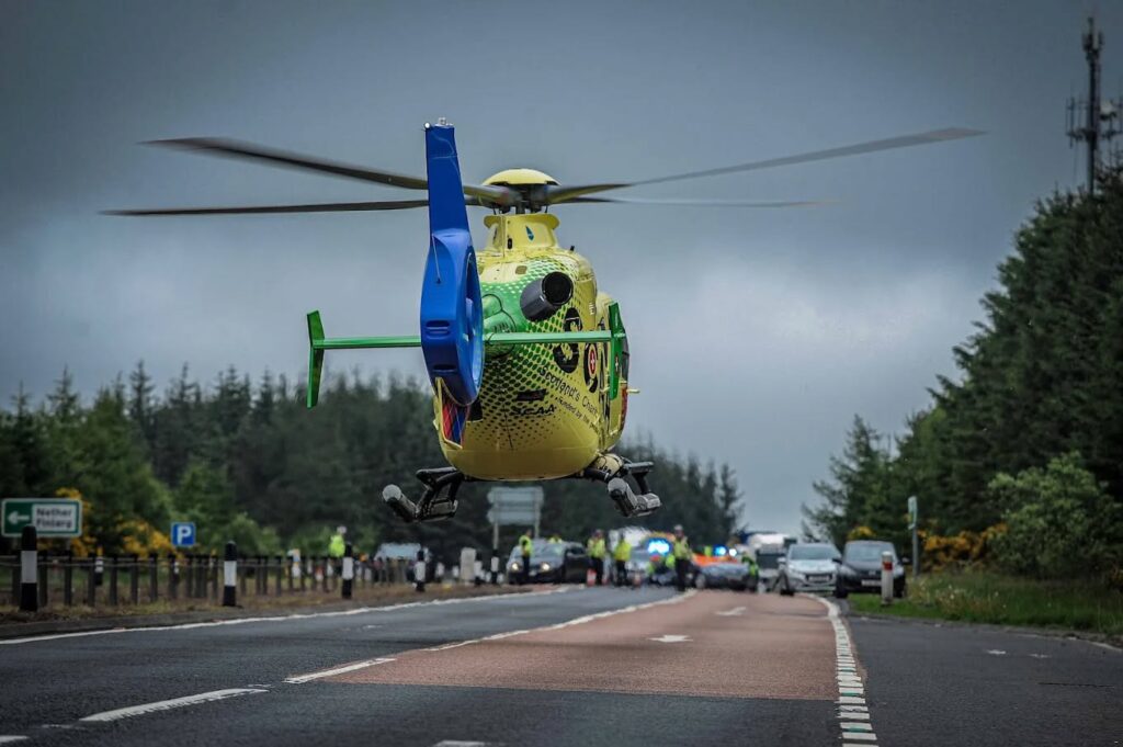 scaa helicopter landing